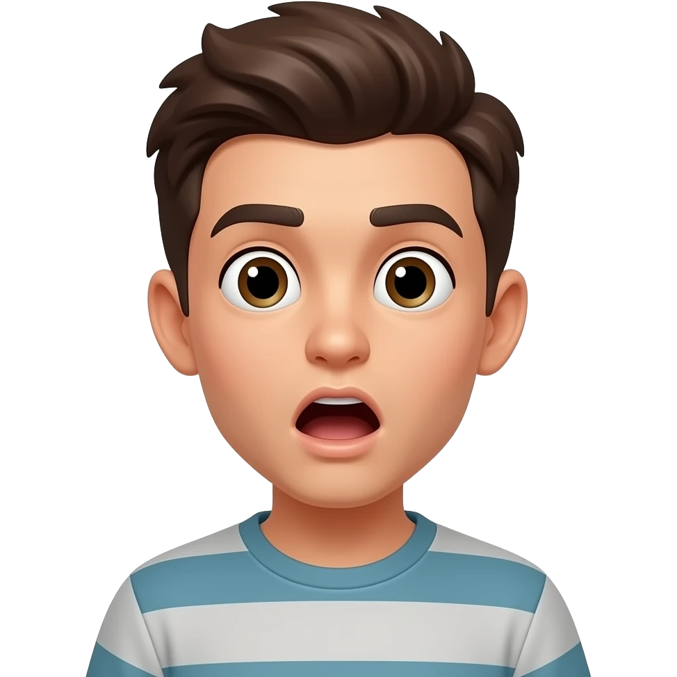 stylish young reaction emoji