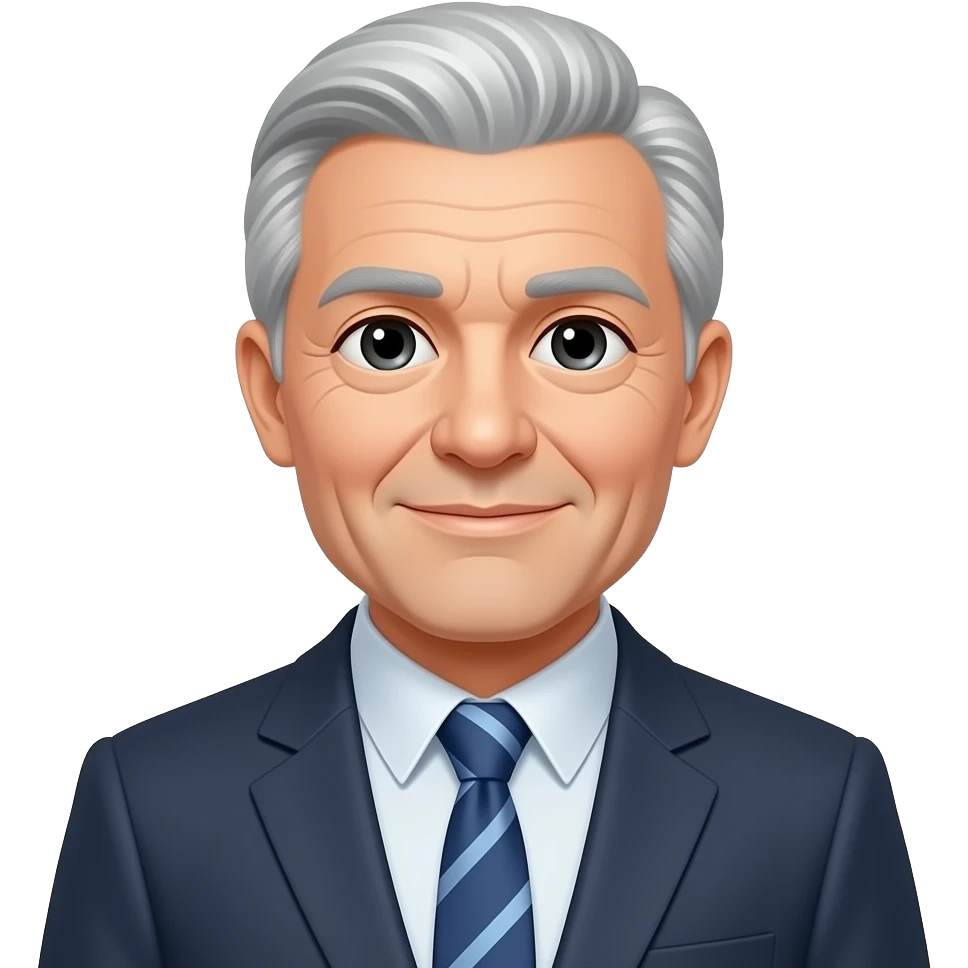 very entellectual man, 65 years old emoji