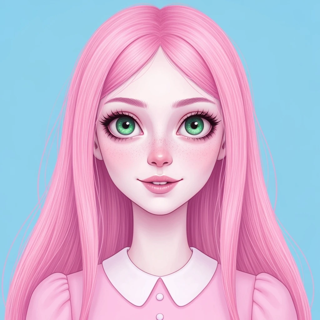 pastel horror profile picture, cute, expressive, minimal, variation 1 emoji