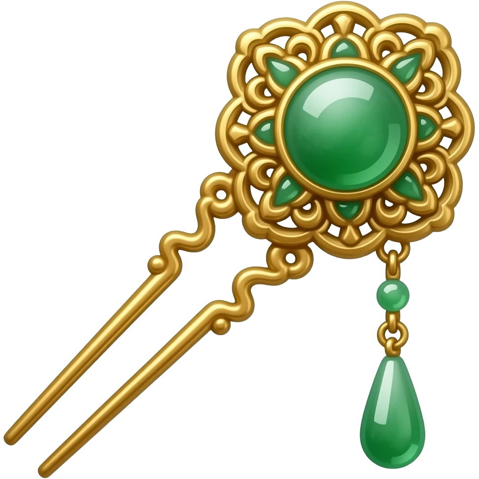 asian hairpins emoji