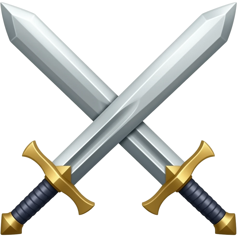 Kılıcı biraz daha eğri yap 2 tane ucu olsun emoji