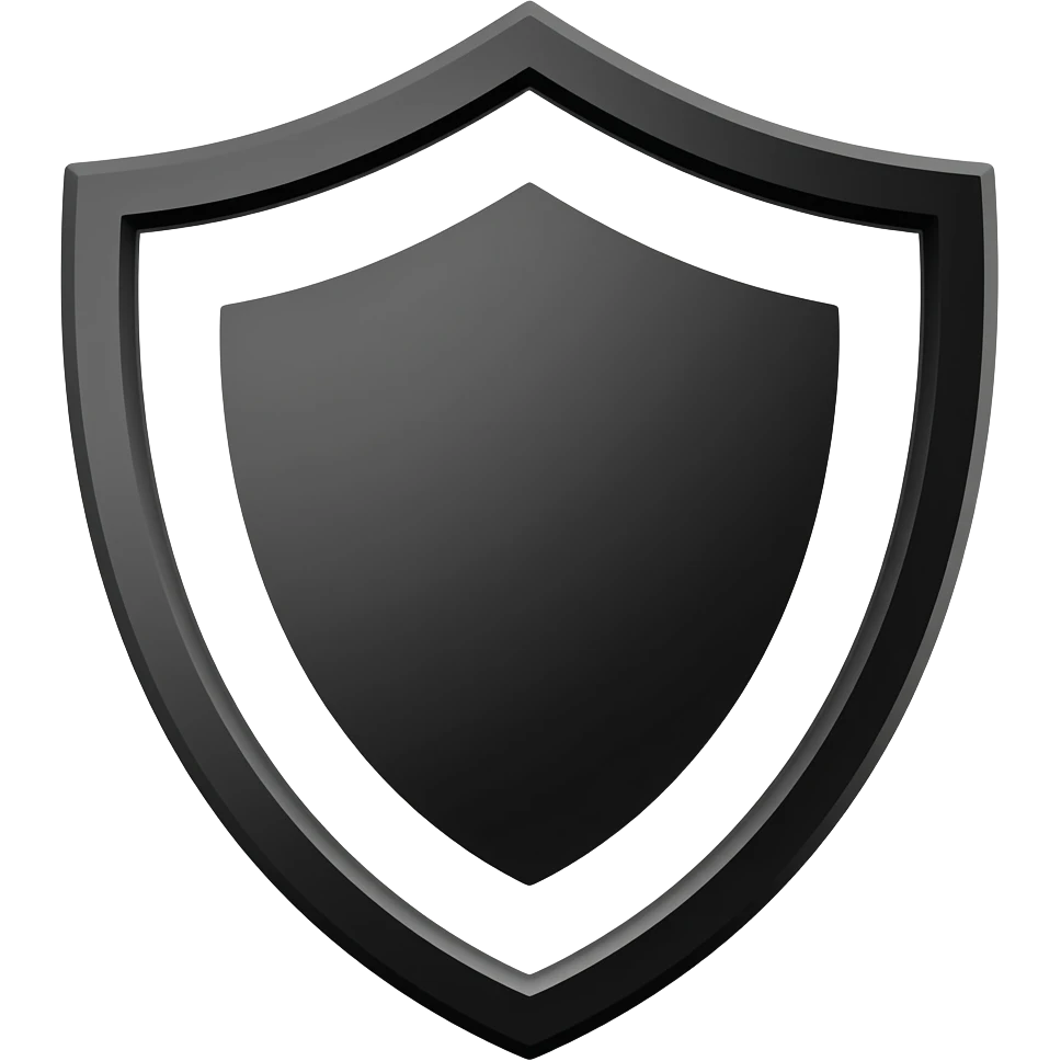 escudo silueta icon negro emoji