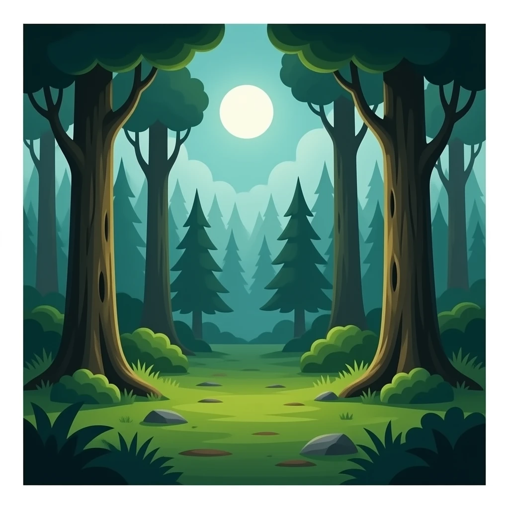 gruseliger wald emoji