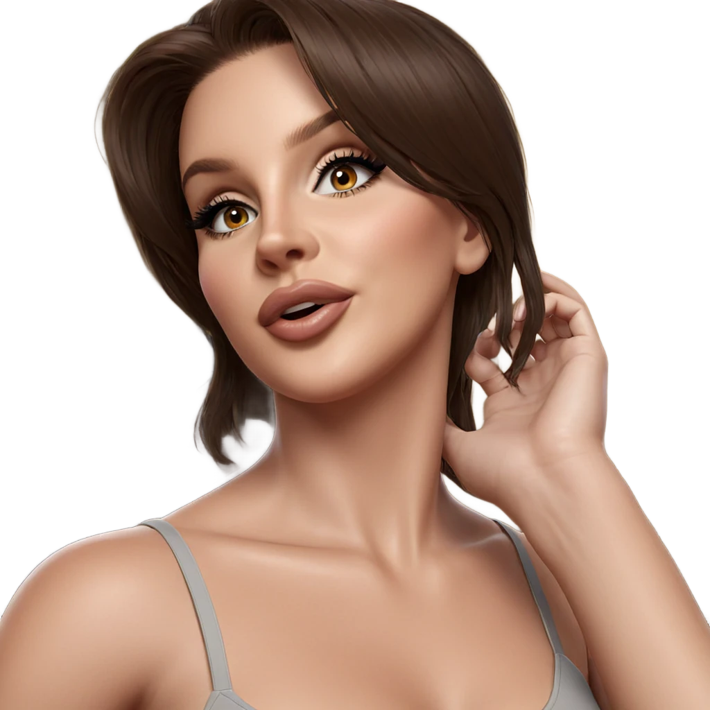 realistic portrait of girl emoji