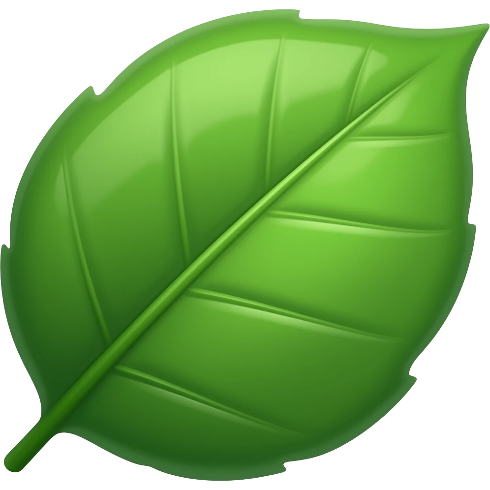 A single betel leaf emoji