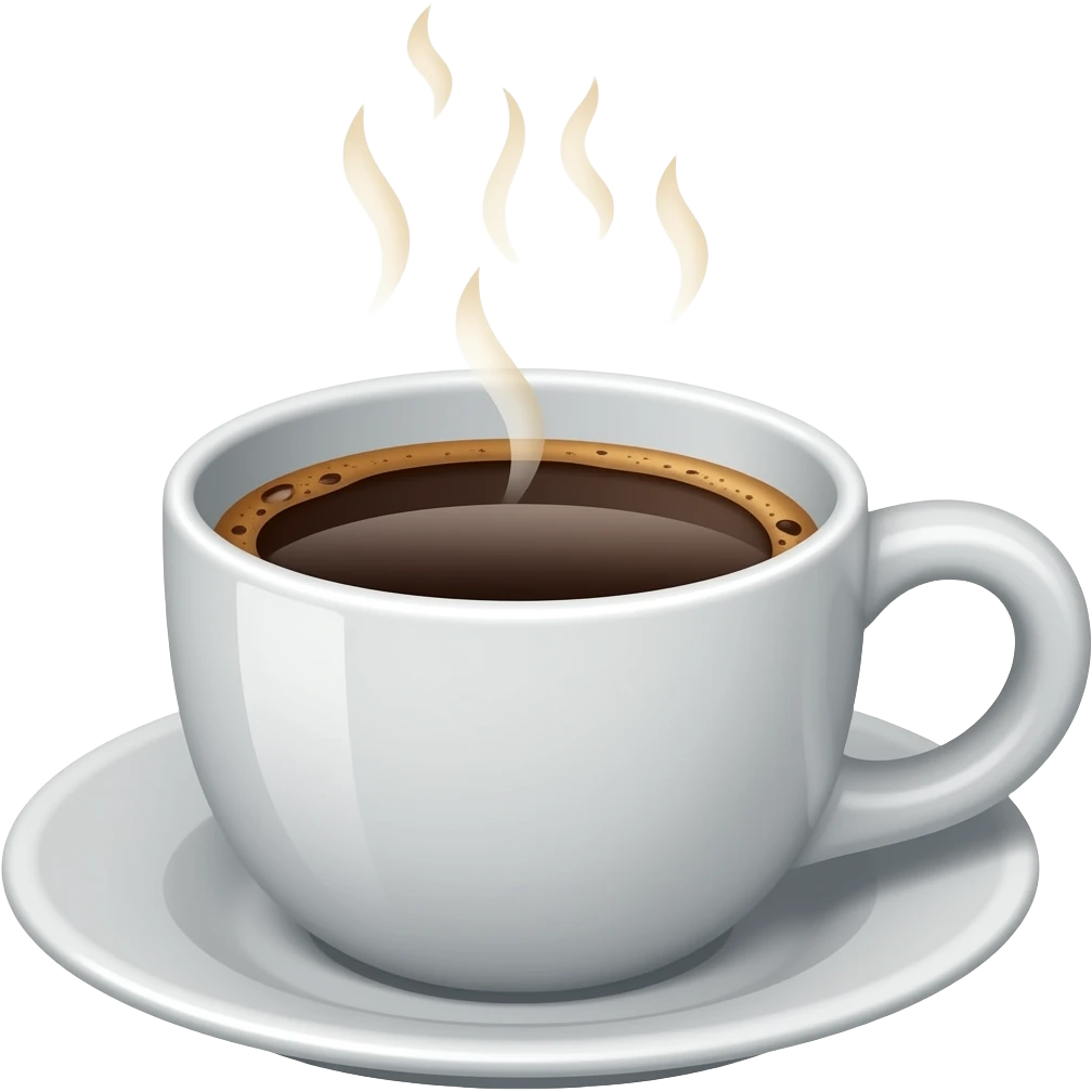 Cup of coffee emoji