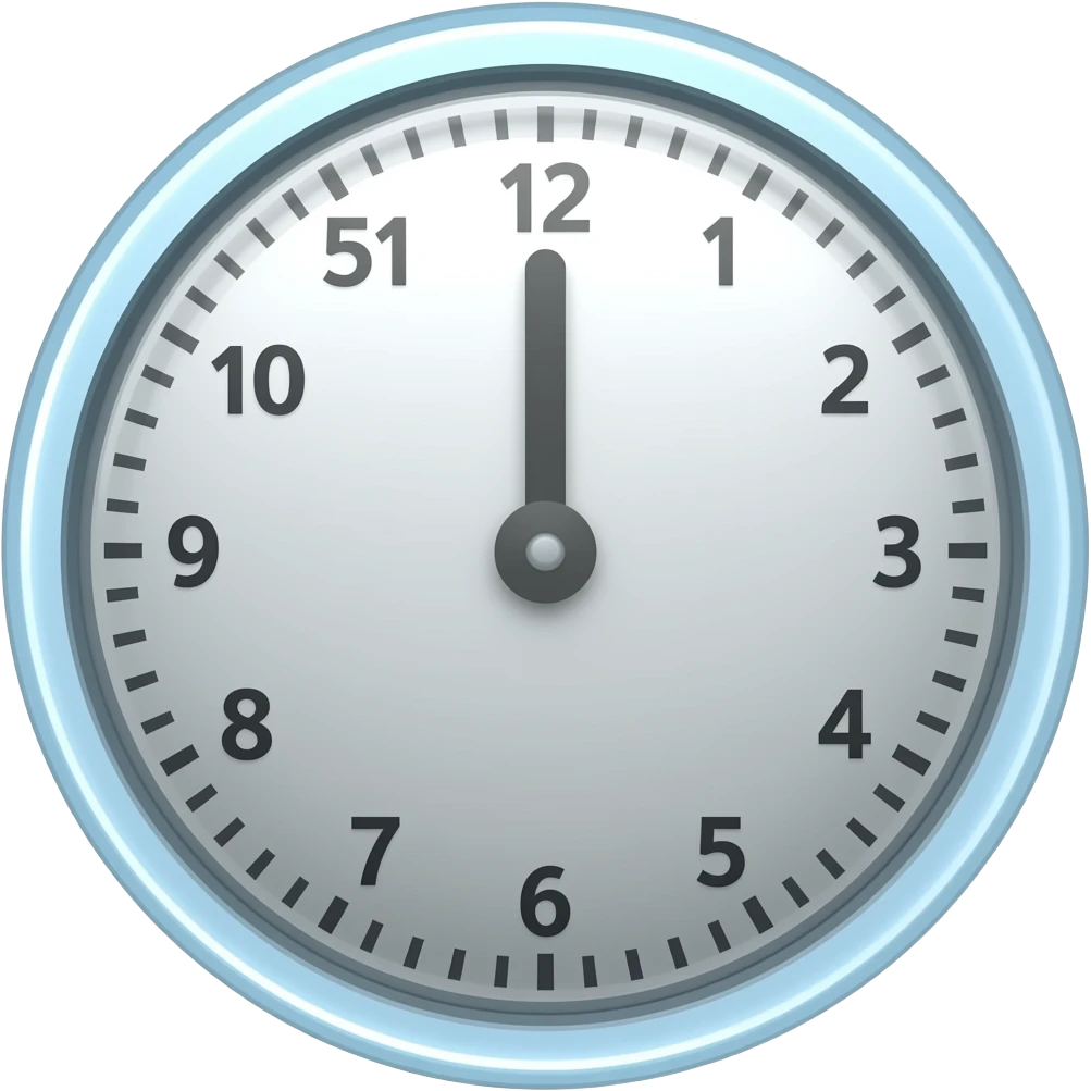 simple glass timer emoji