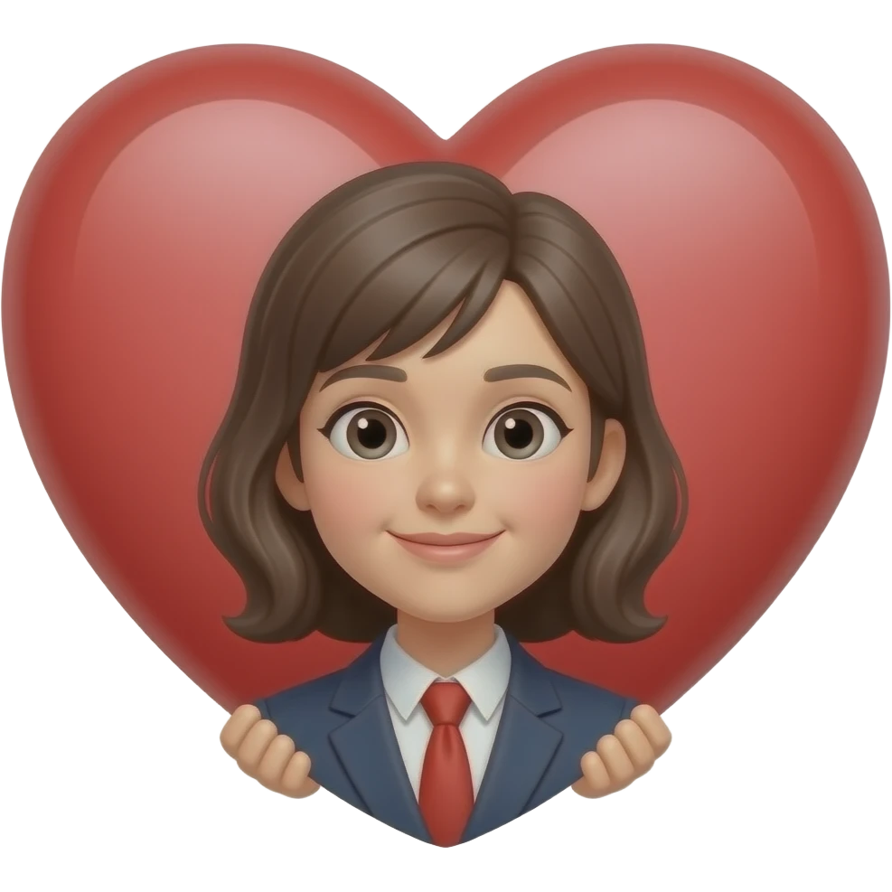 Emoji carrying heart emoji