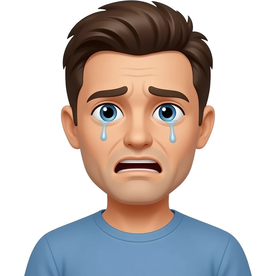 un emoji qui est terrifié au plus haut point vraiment il a vu quelque chose d'horrible et de traumatisant et il est horrifié emoji