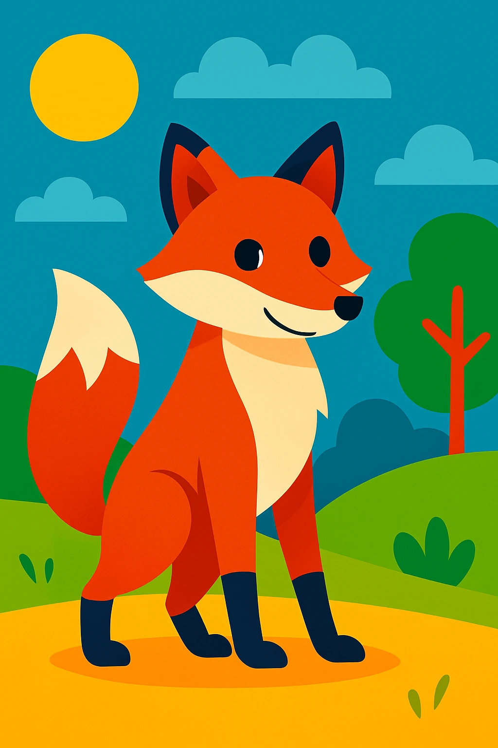 Red fox emoji