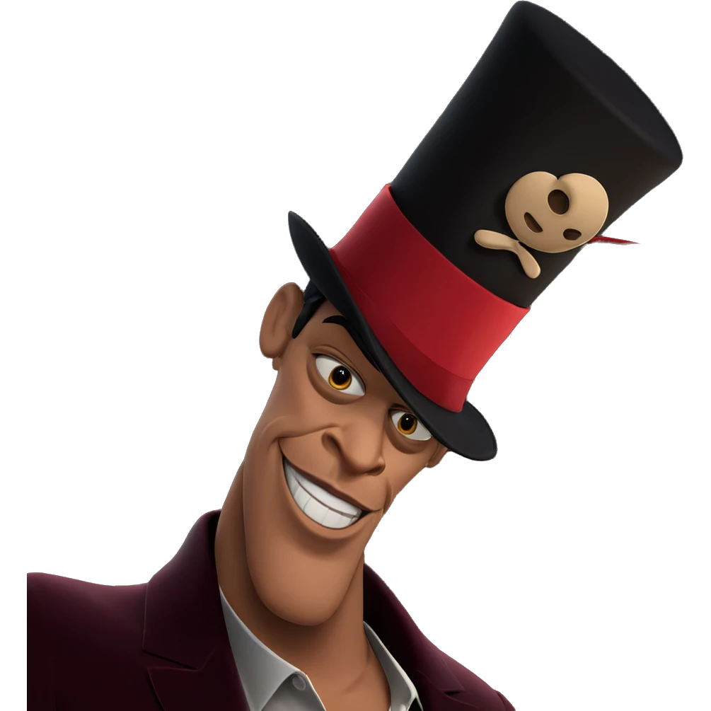 pleased boy in top hat emoji