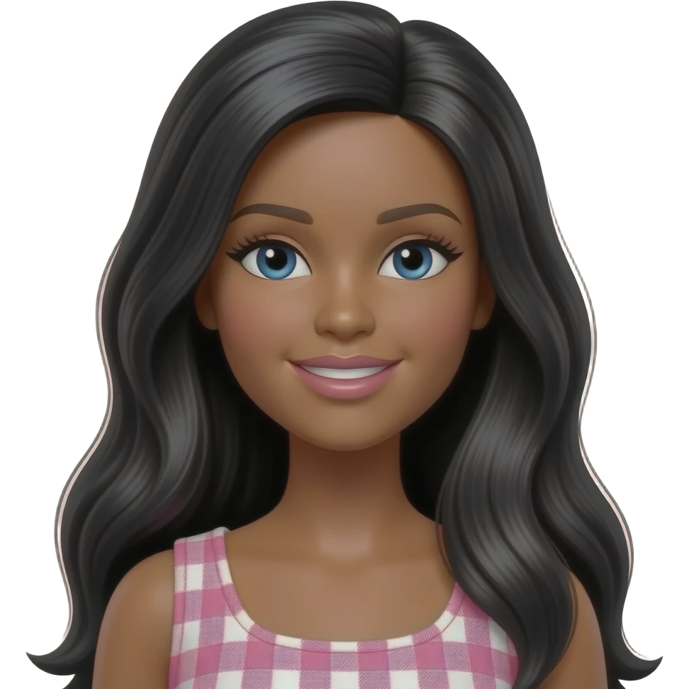 black barbie emoji