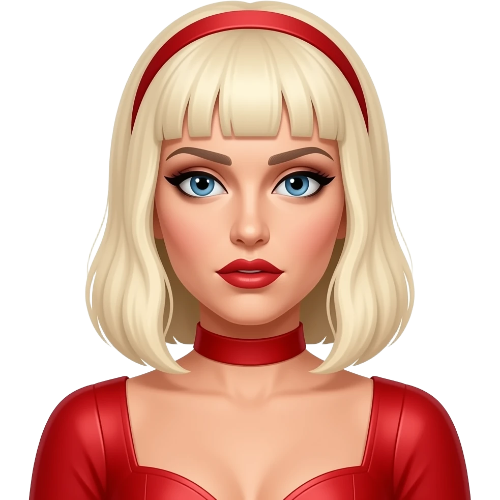 lady gaga poker face red costume emoji