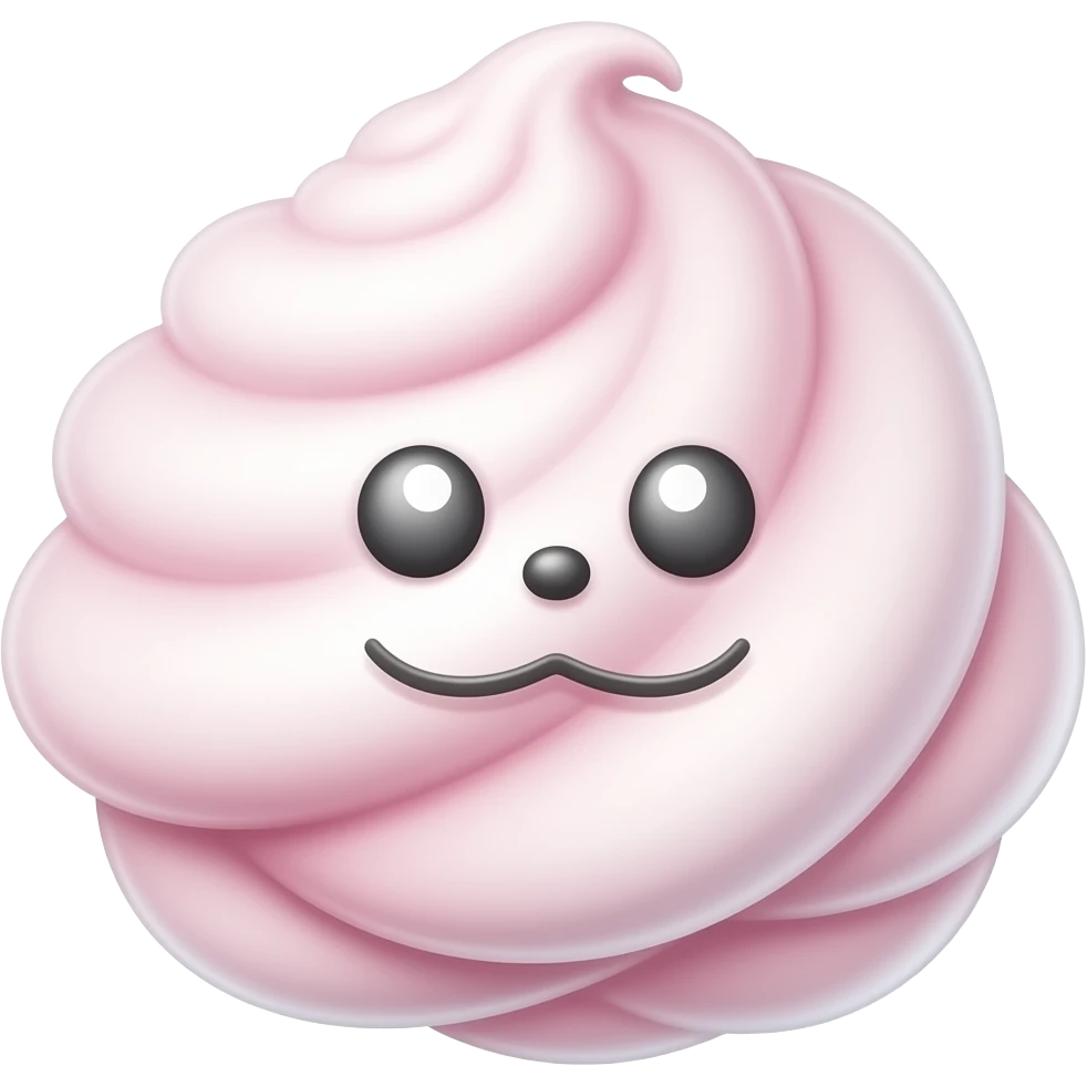 cotton candy floss emoji