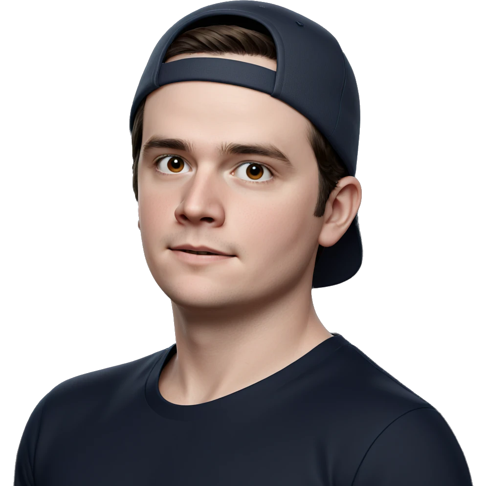 boy in hat portrait emoji