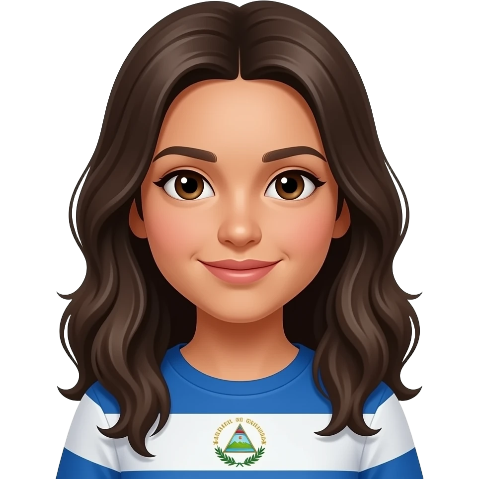 A girl that is half Nicaraguan and half Lebanese emoji
