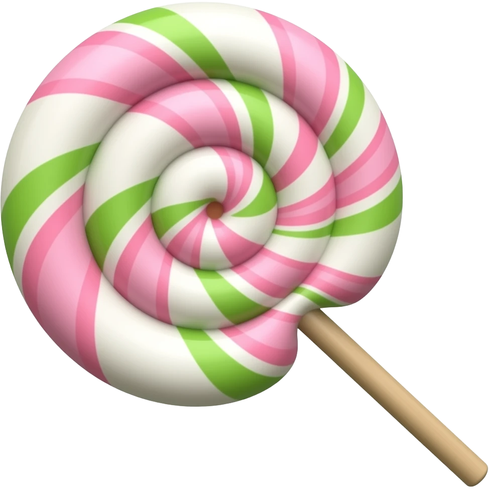 Create one scene pink and green blow pop sucker emoji emoji
