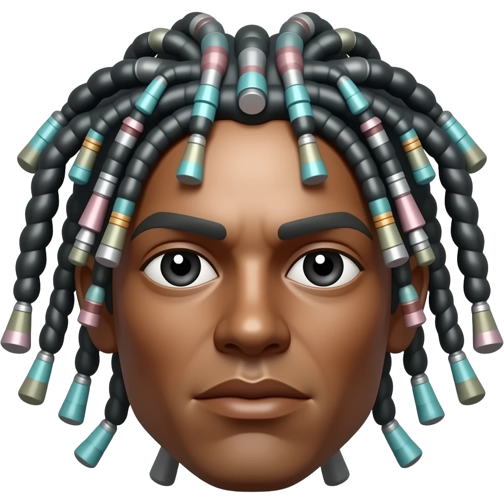 Black gyi nyame symbol emoji