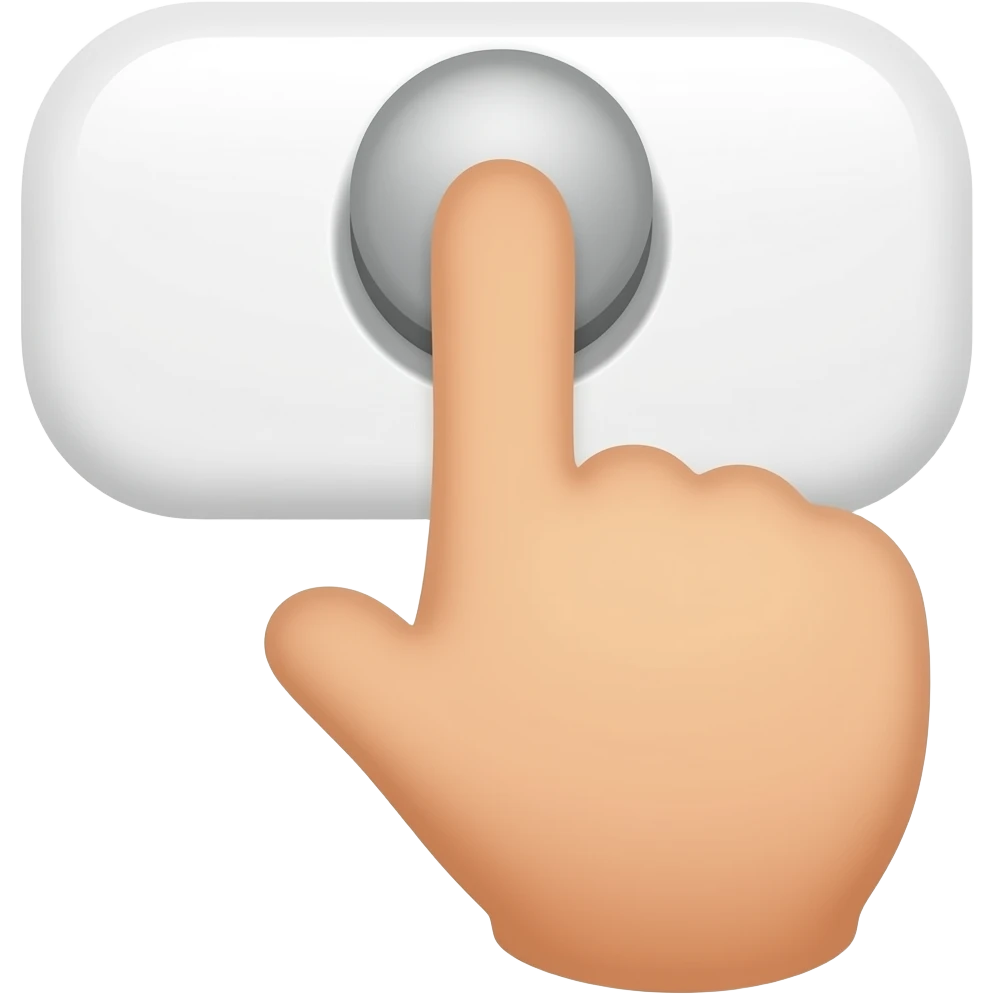 finger presses from above emoji