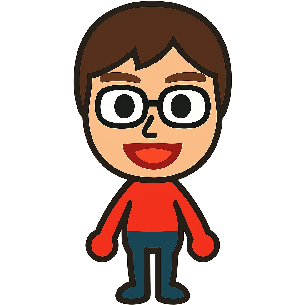 Nintendo Mii character emoji