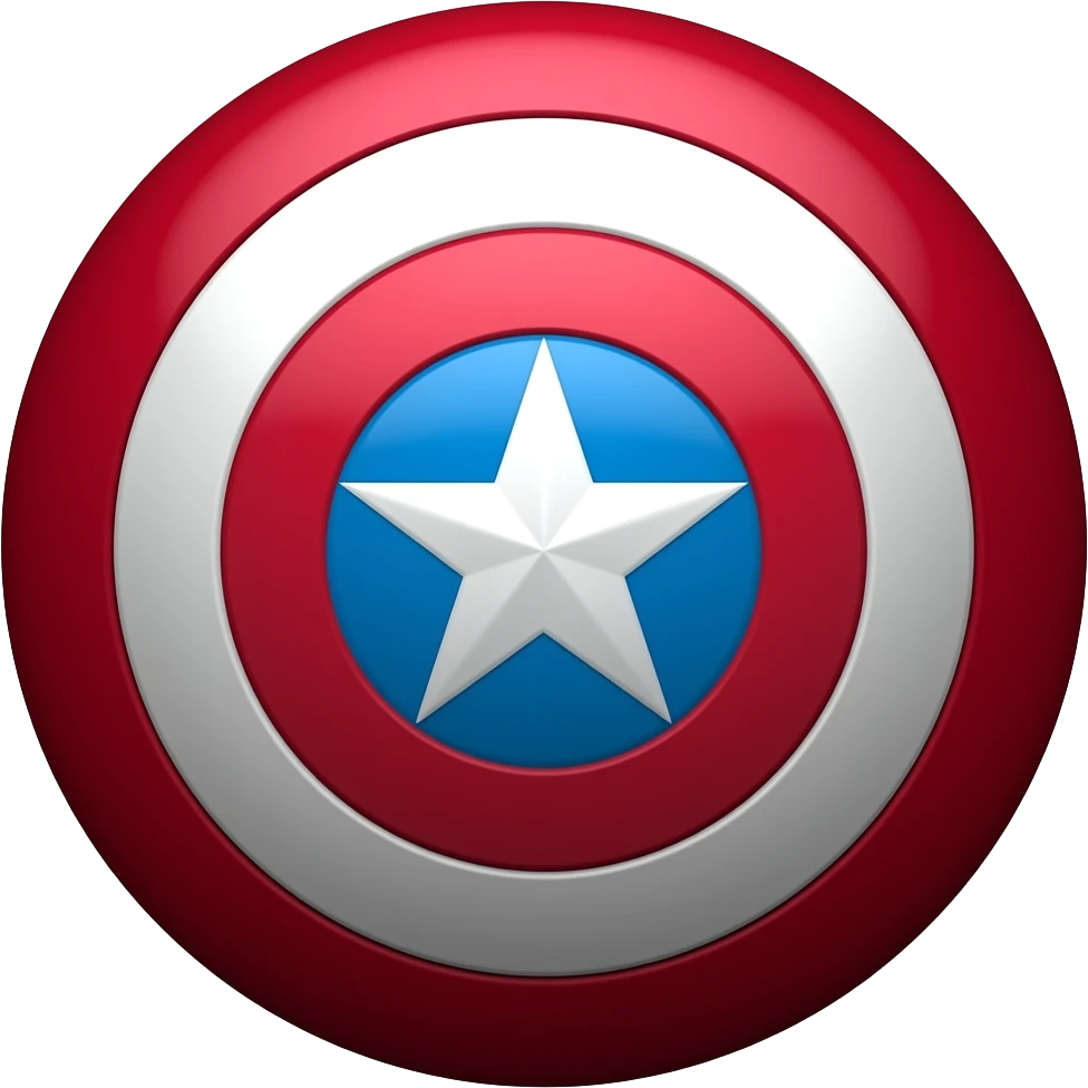 Captain America shield emojis emoji