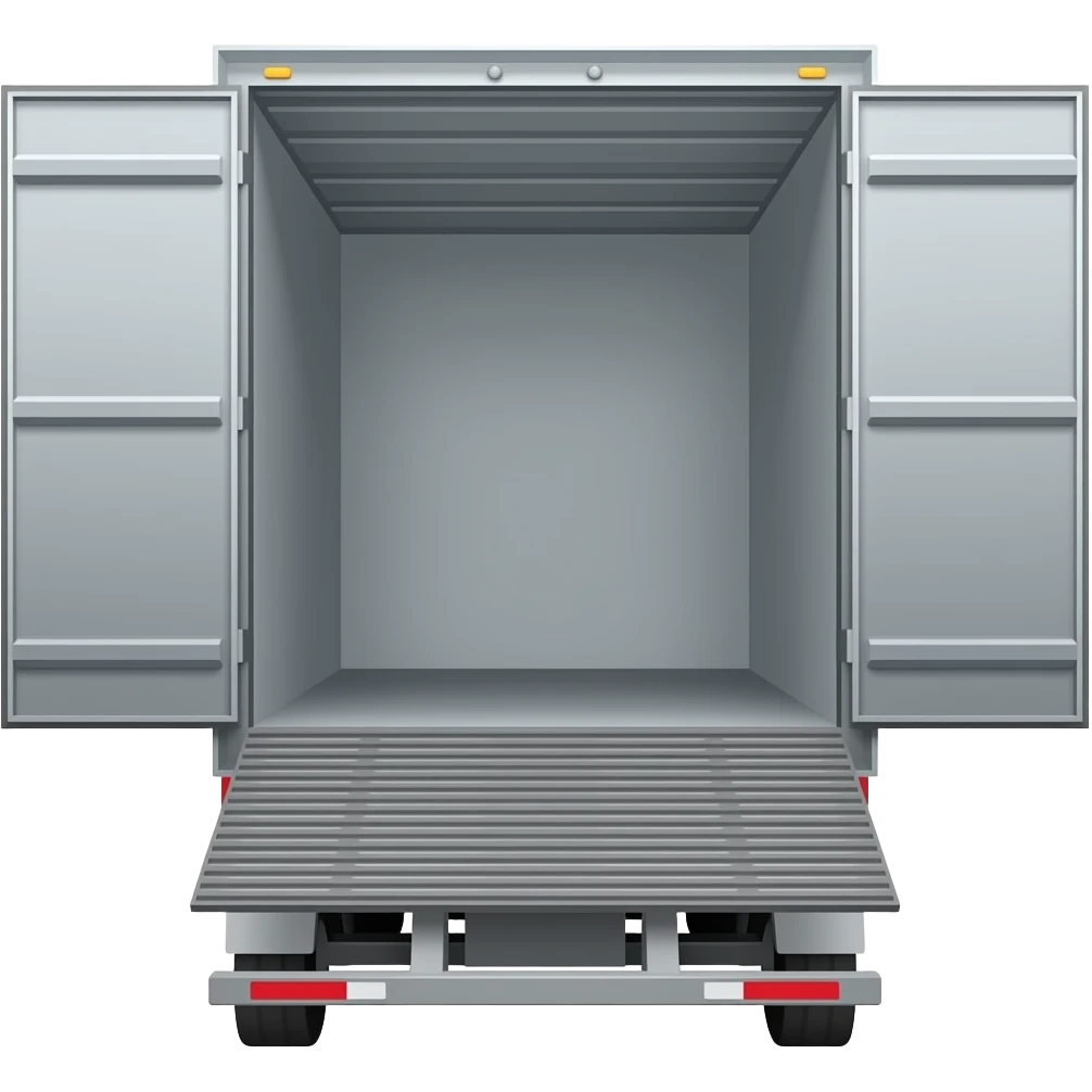 cargo trailer open emoji