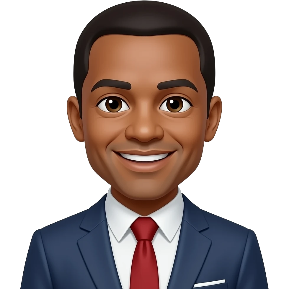 Malcolmoji but it's smiling emoji