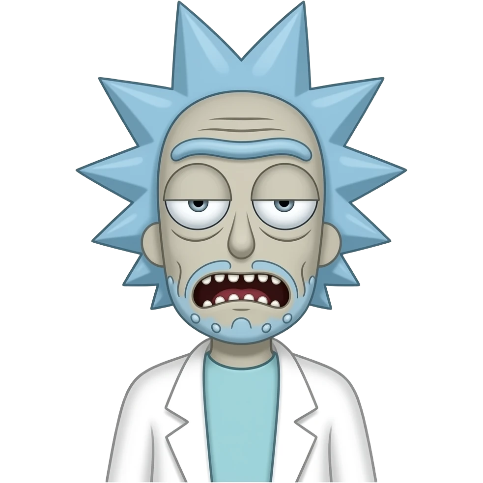 Drunk Rick Sanchez emoji