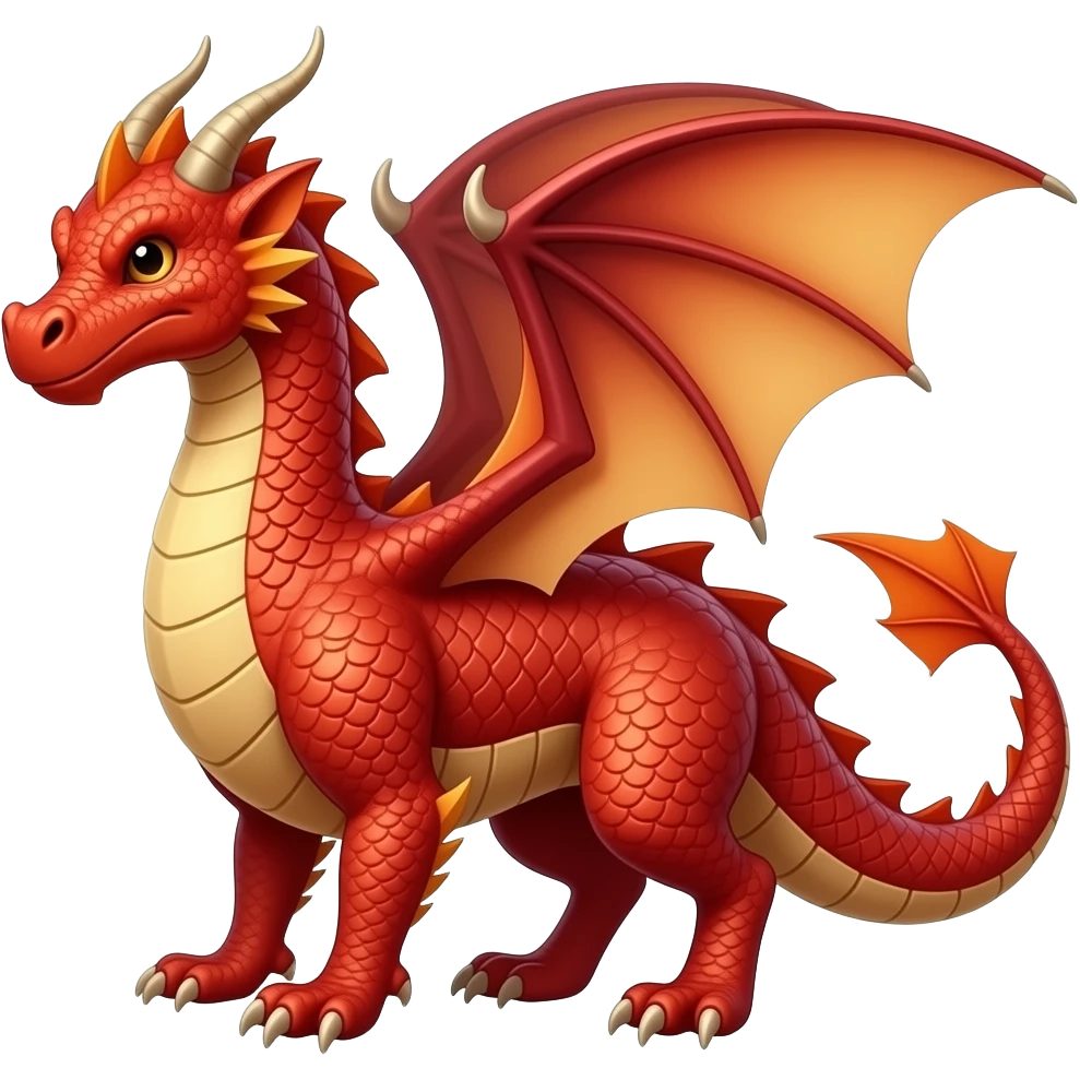 Red dragon emoji emoji