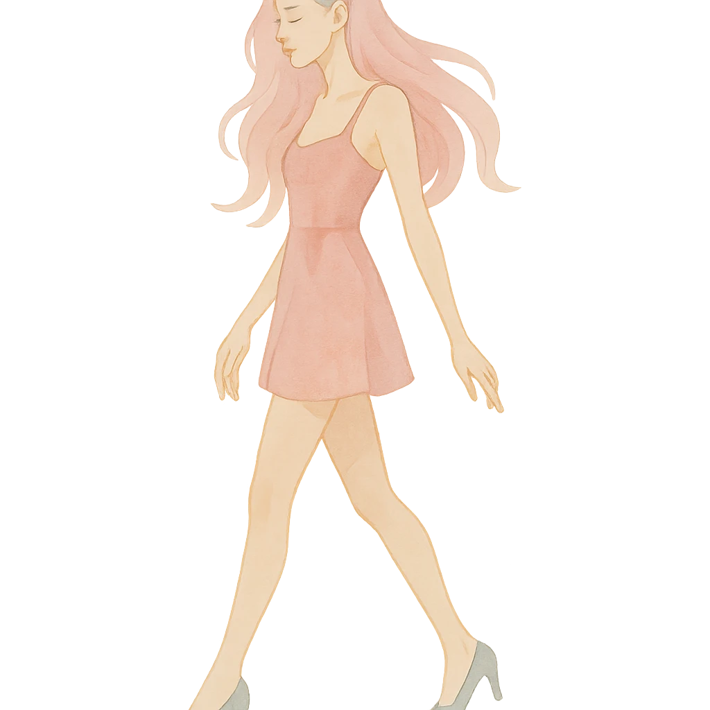 Rosé from Blackpink, full body, graceful pose emoji