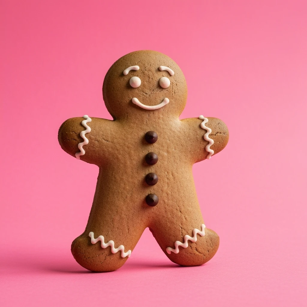 gingerbread man emoji