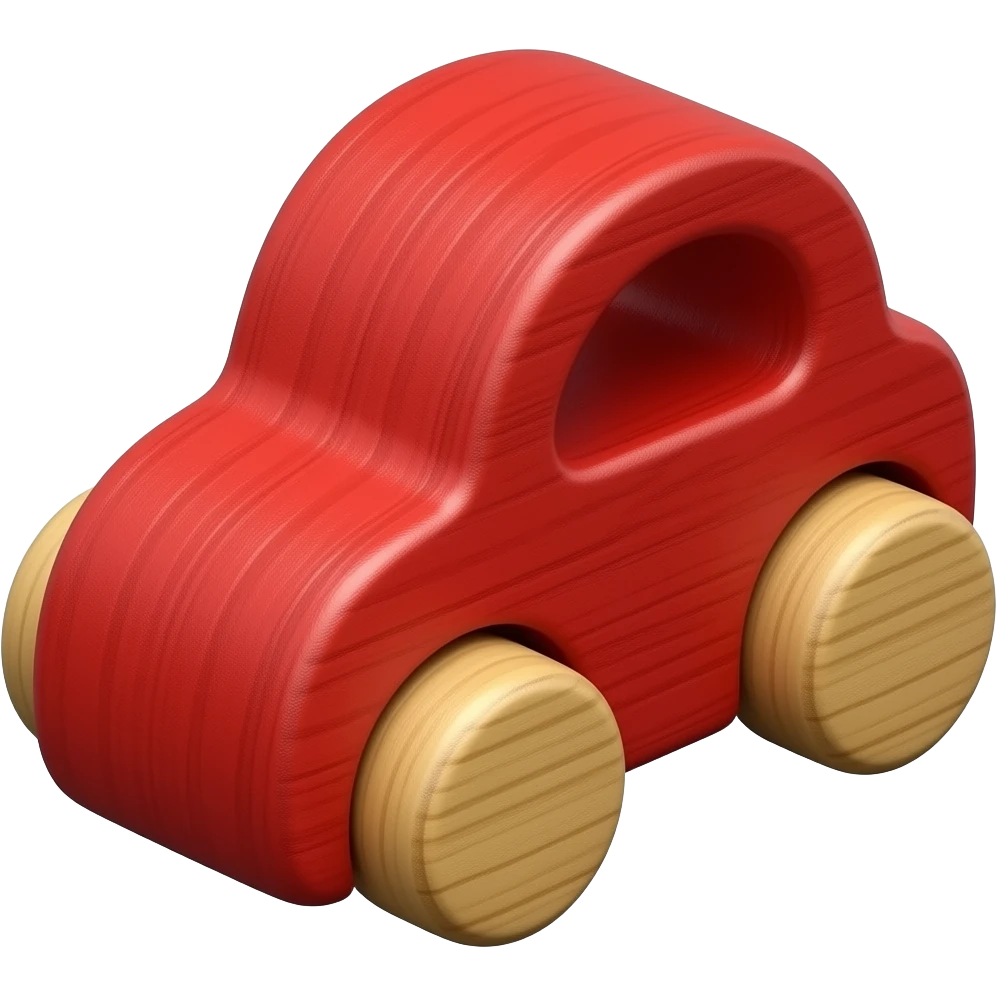 wood toy car emoji