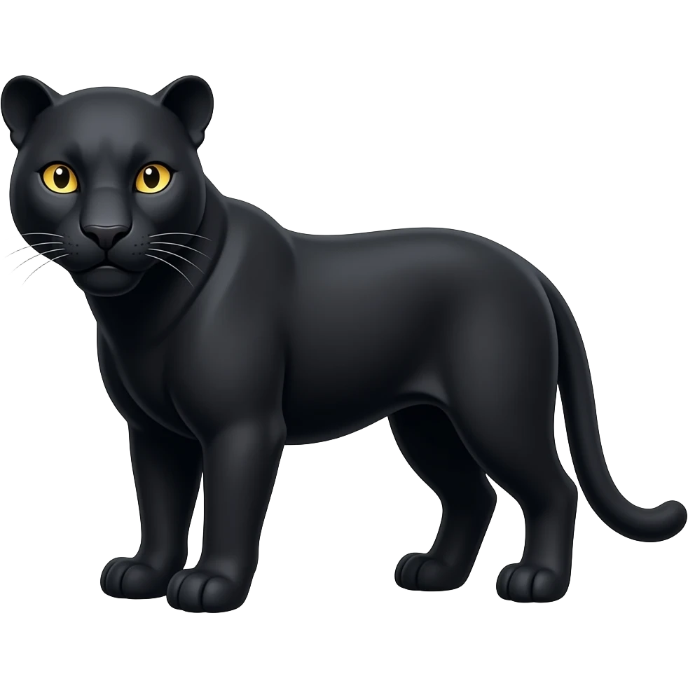 Black jaguar emoji