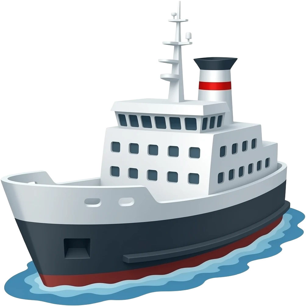 Naked ferry full body emoji