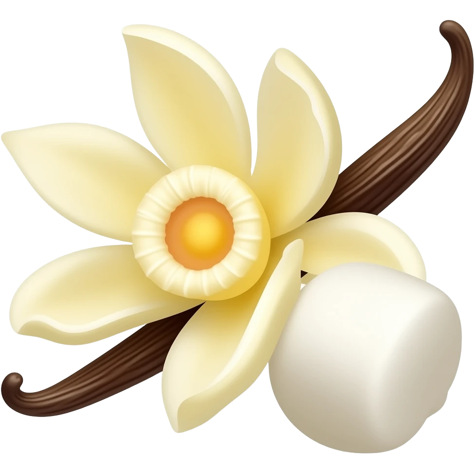 vanilla and marshmallows emoji