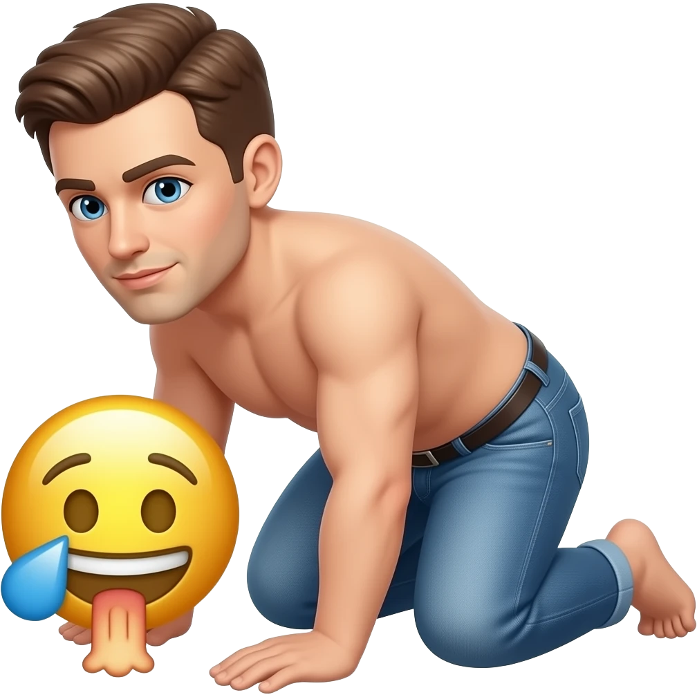 Gay bdsm emojies gay down on his knees fucks by Top gay emoji