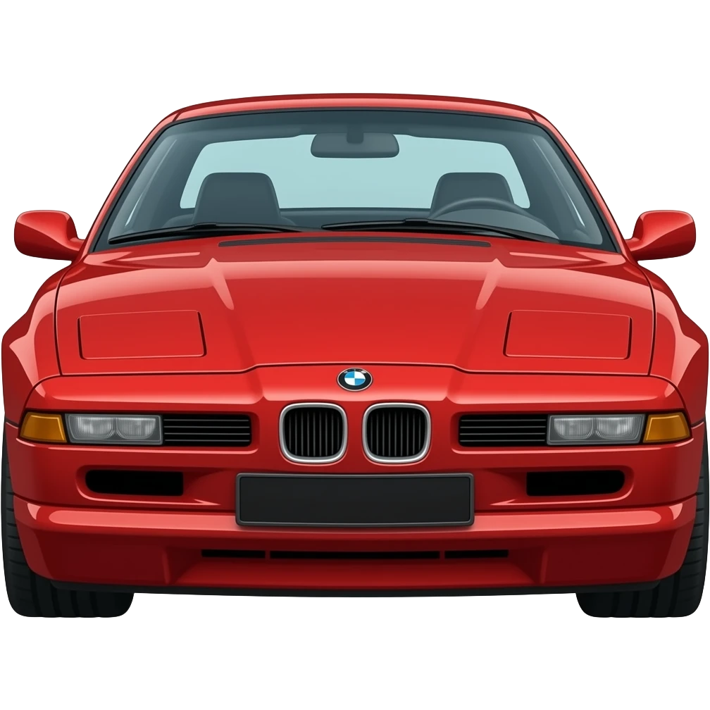 BMW 850csi rot emoji