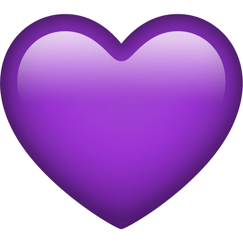 Purple Heart emoji