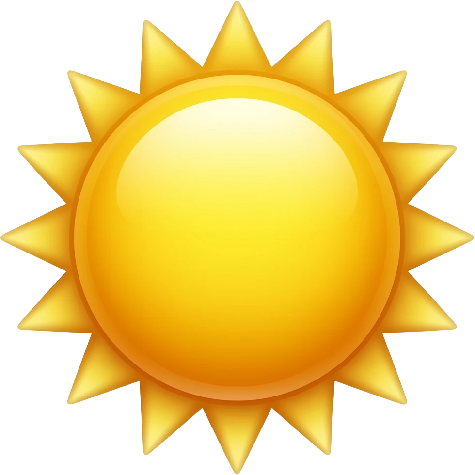 Sun emoji