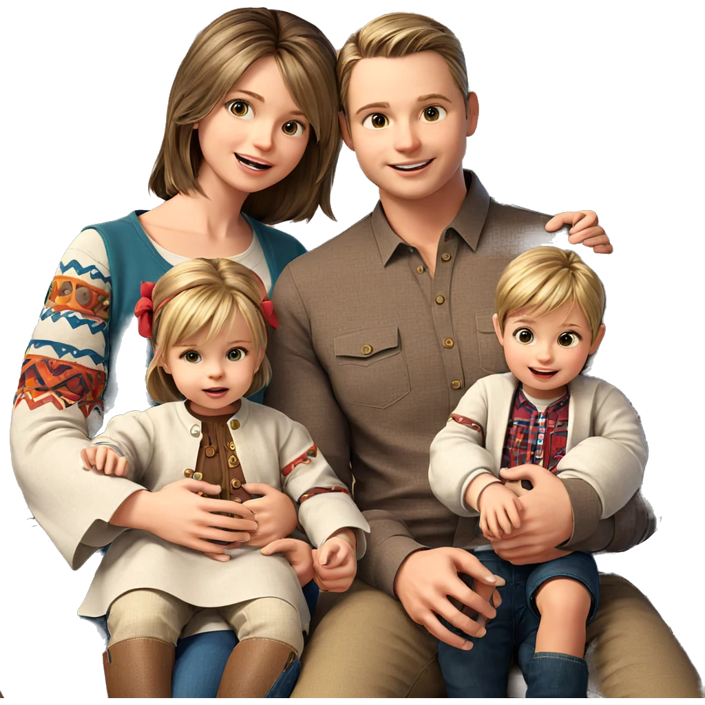 happy family moment together emoji