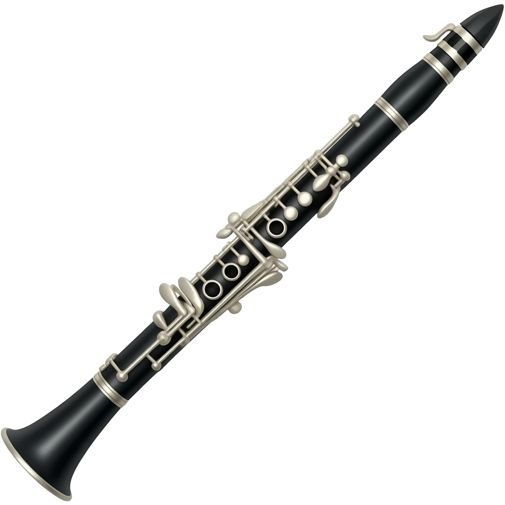 Bass clarinet instrument emoji