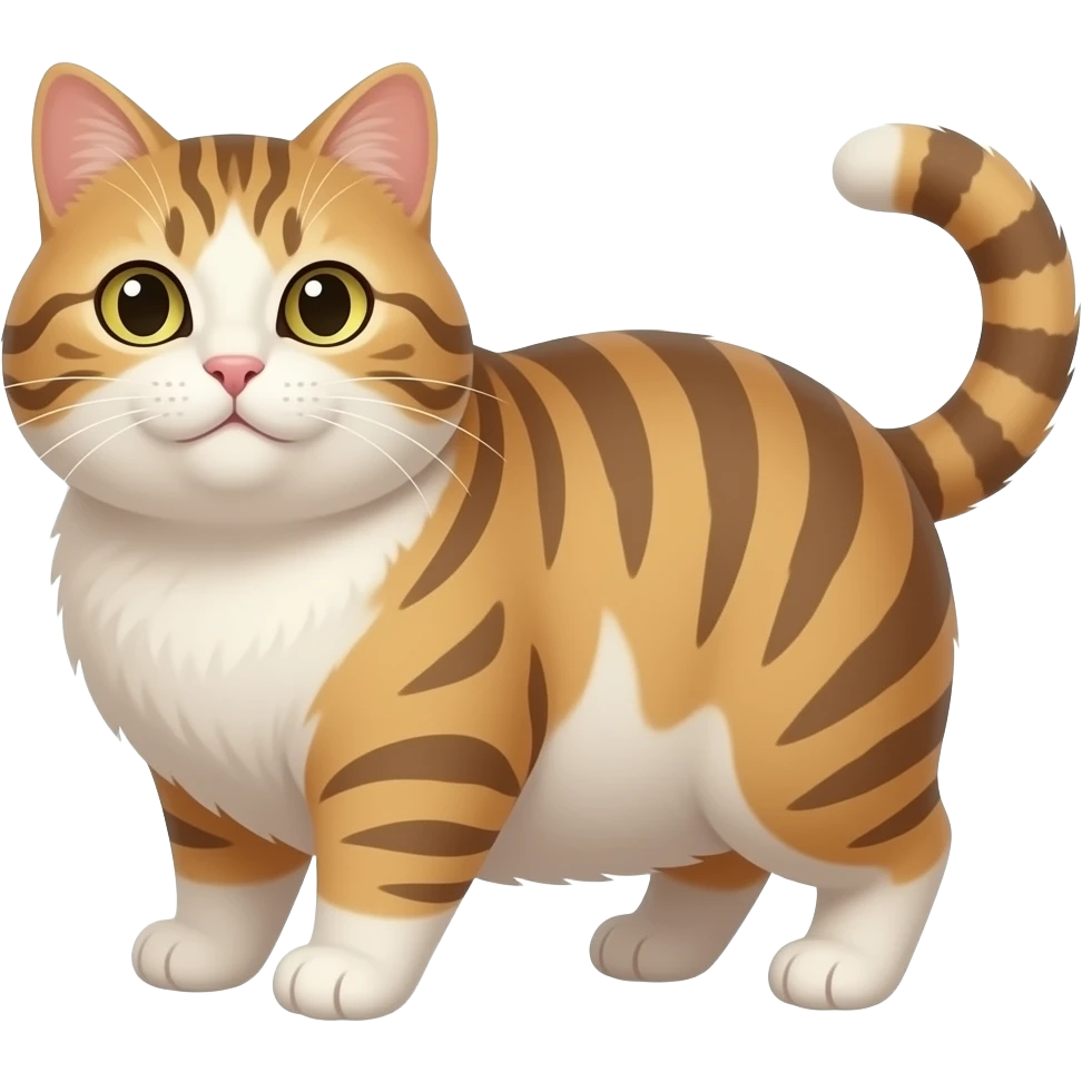 Obese cat emoji
