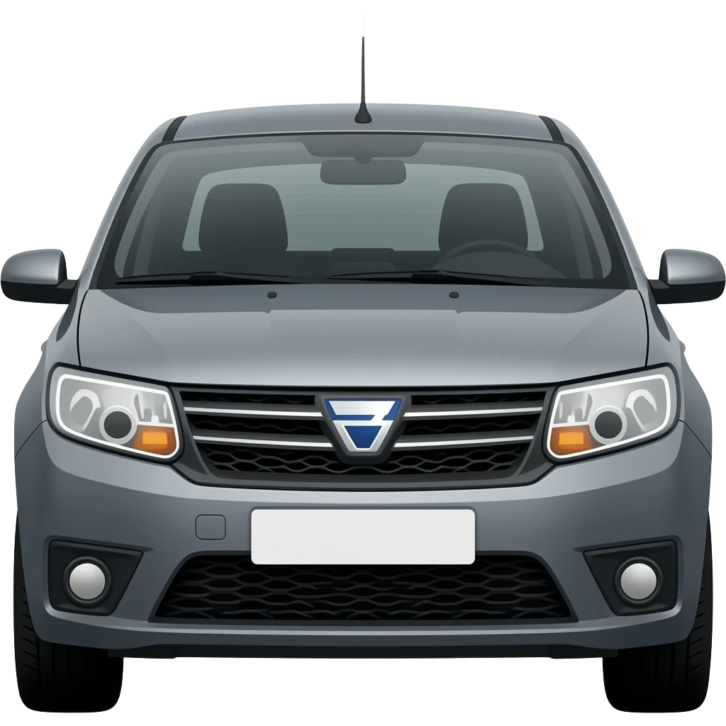 Dacia Logan gris foncés de 201 emoji