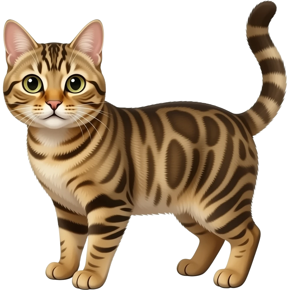 brown tabby cat emoji
