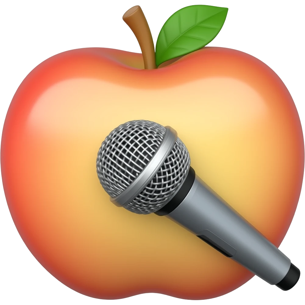 apple podcast emoji