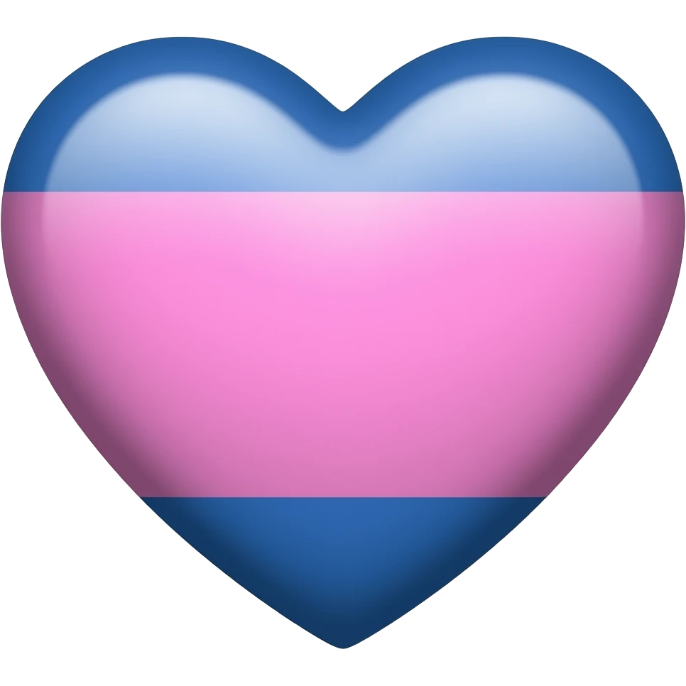 Lesbian flag heart emoji