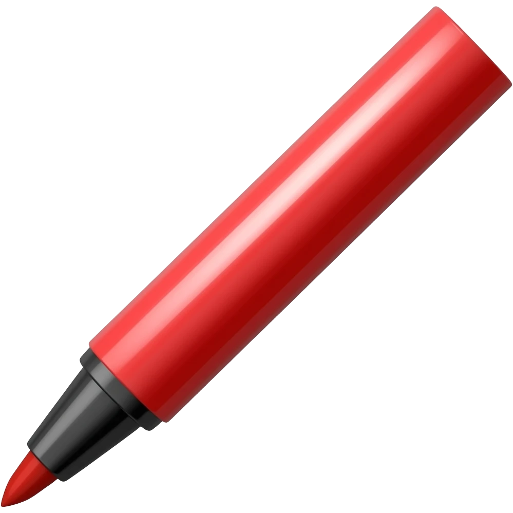 Marker pen red emoji