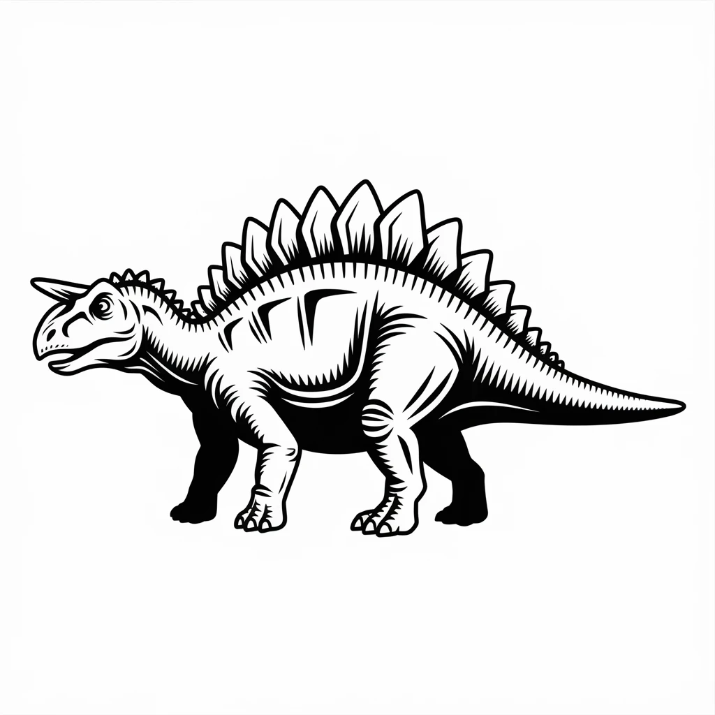 Ankylosaurus icon black silhouette emoji