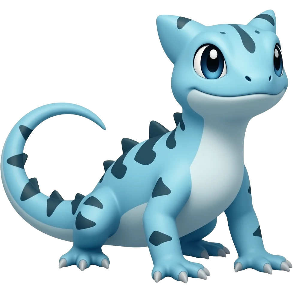 blue electric lizard  fakemon emoji