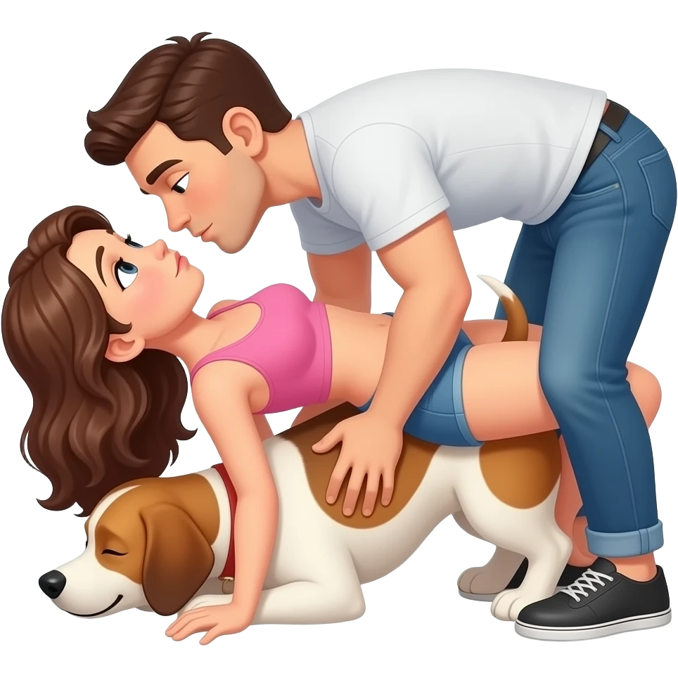 Man and woman fucking in doggy style emoji